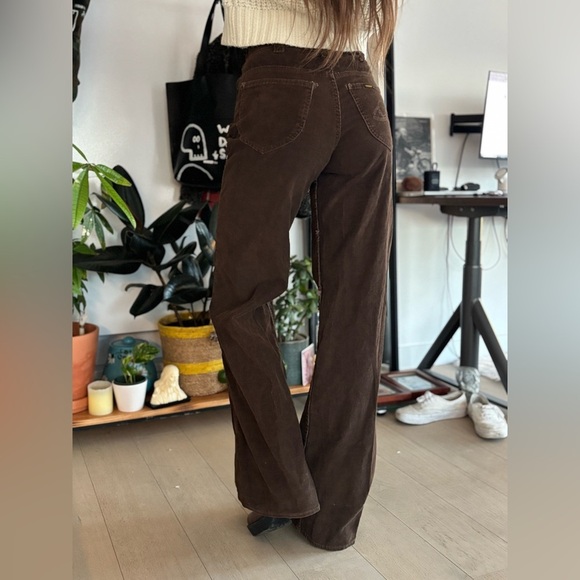 1970'S ROADRUNNER SATURN CORDUROY BELL BOTTOMS 28X35 - Picture 2 of 6